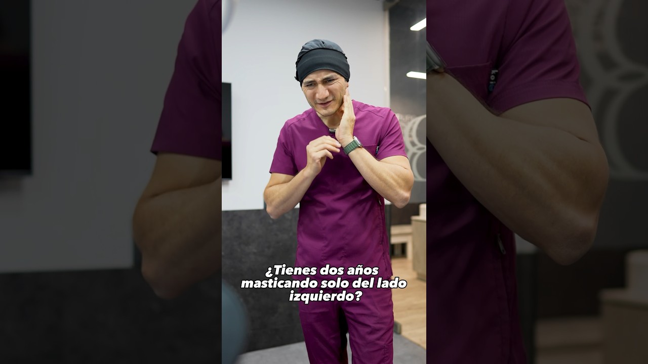 asimetría facial por masticar de un lado