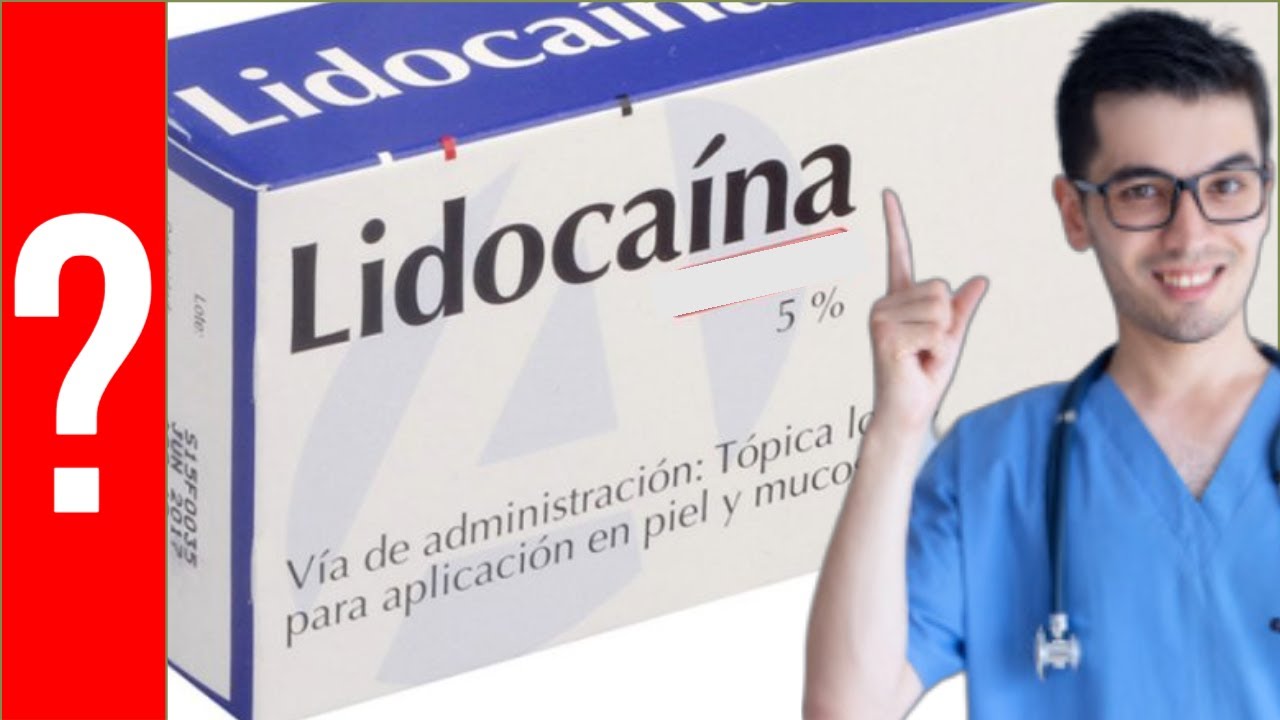 la lidocaína se puede comprar sin receta