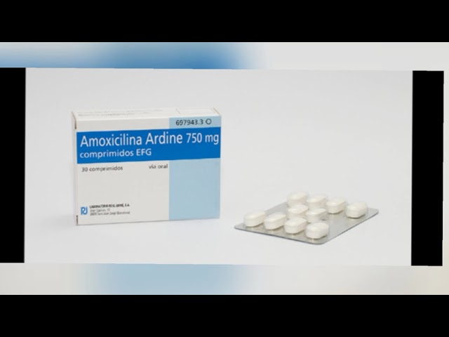 amoxicilina ardine 750 para infección de muelas