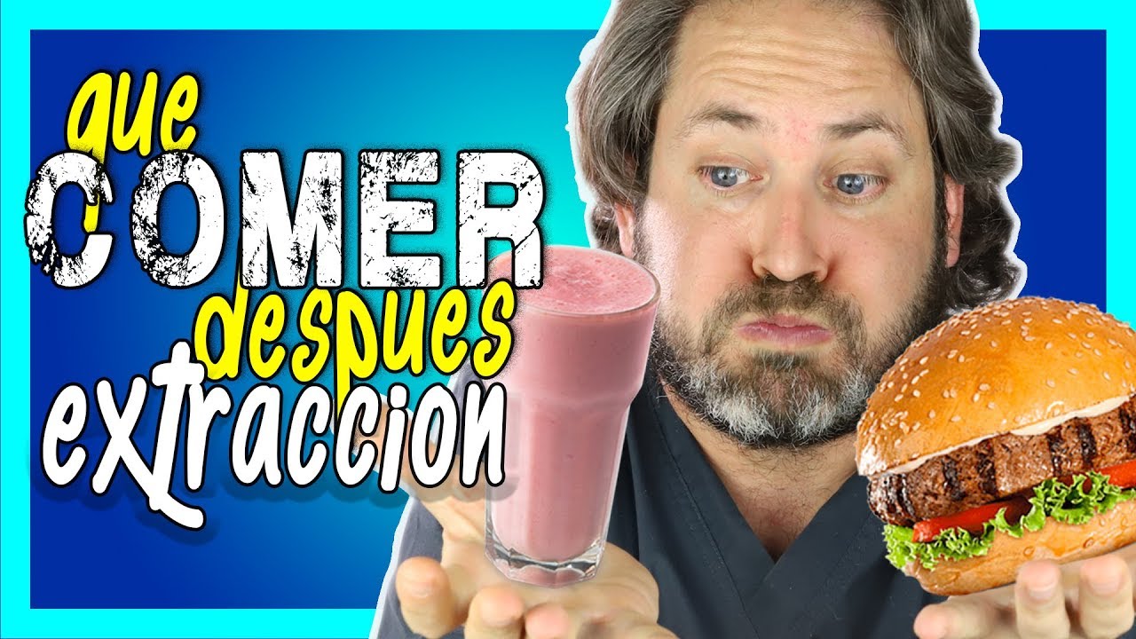 cuando puedo comer normal después de una extracción de muela