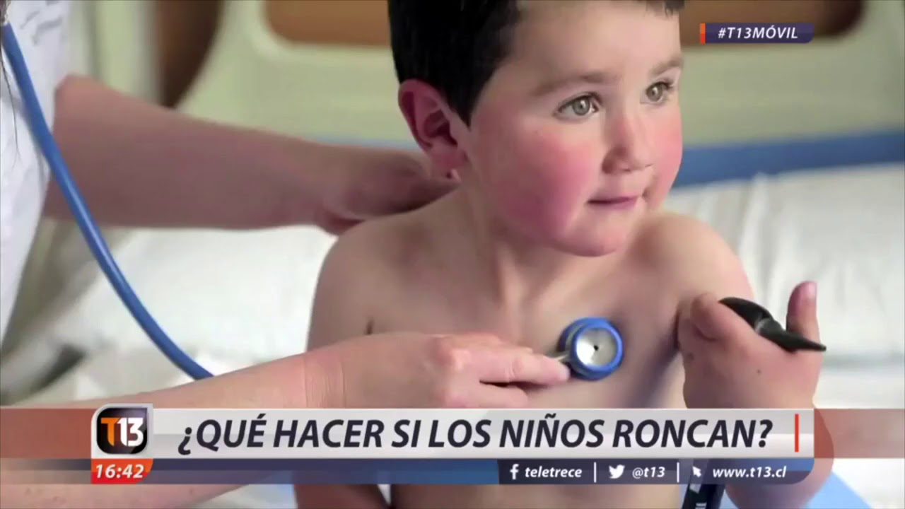 mi hijo ronca y no respira bien