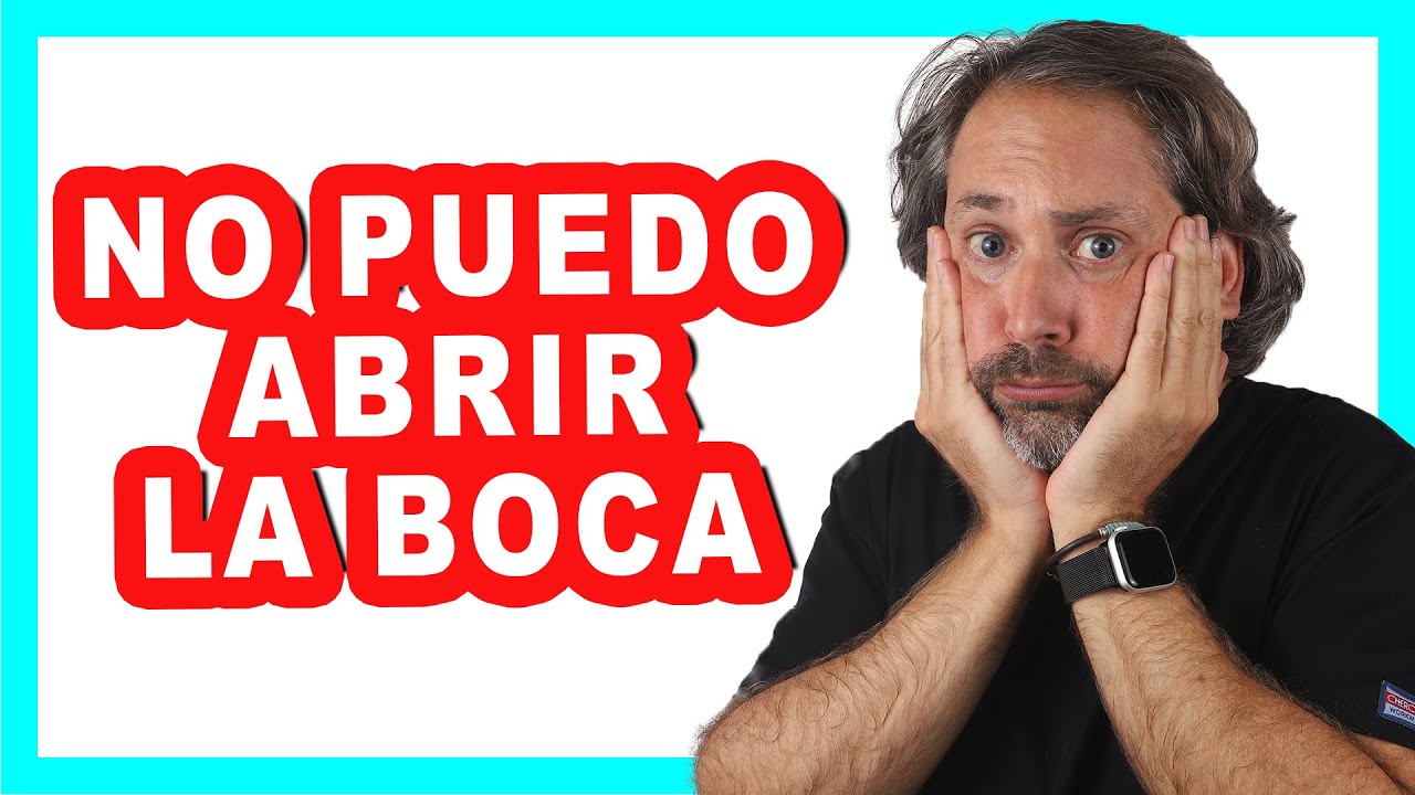 no puedo abrir la boca por dolor de muela