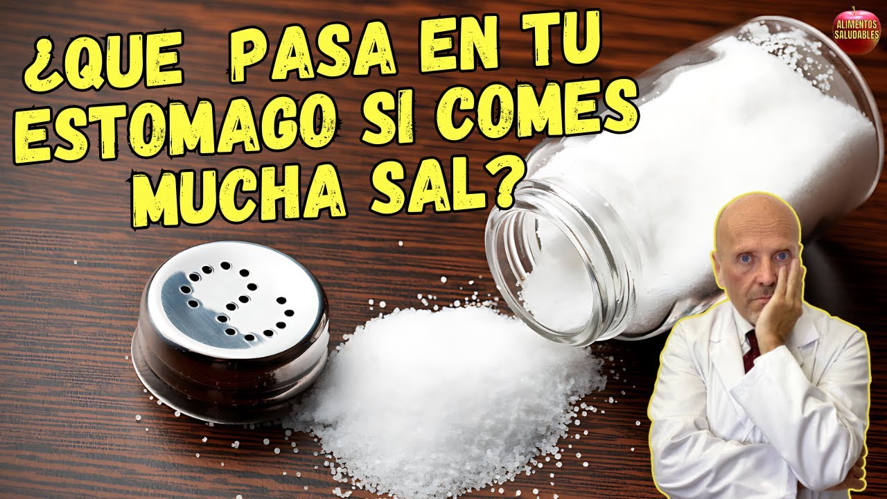 que pasa si comes mucha sal de golpe