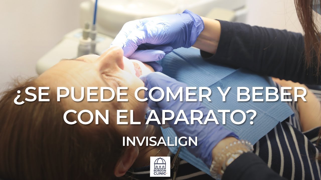 que se puede beber sin quitar invisalign