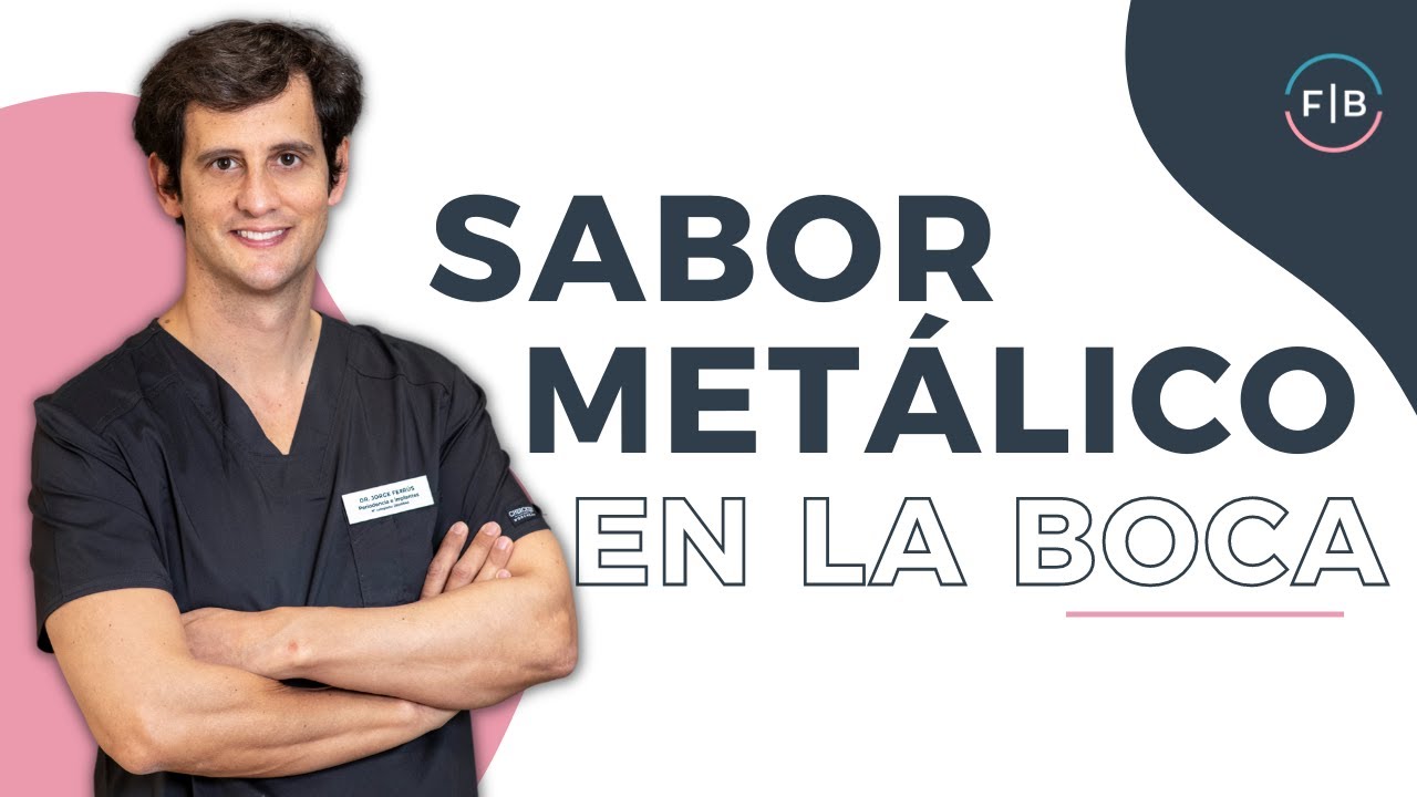 sabor a metal en la boca covid