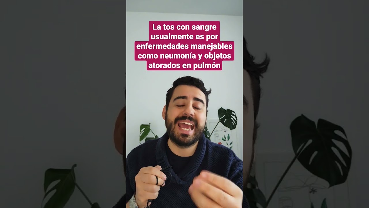 saliva con sangre de la garganta