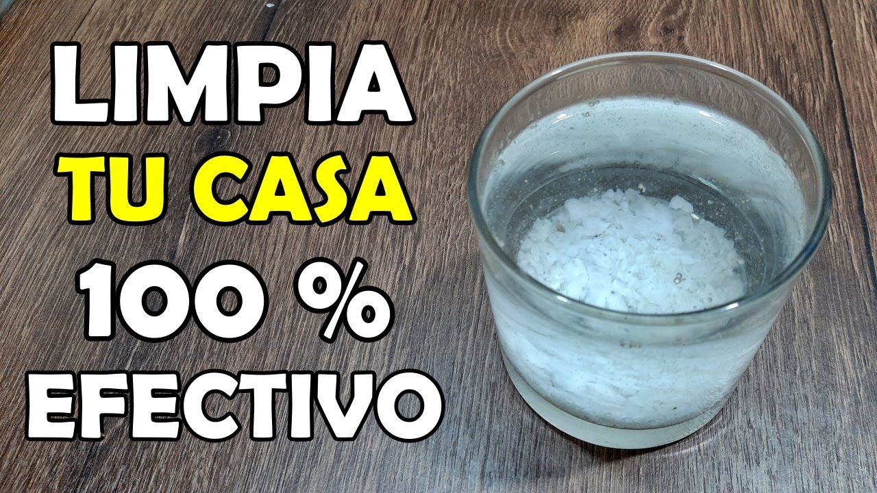 vaso de agua con sal en casa