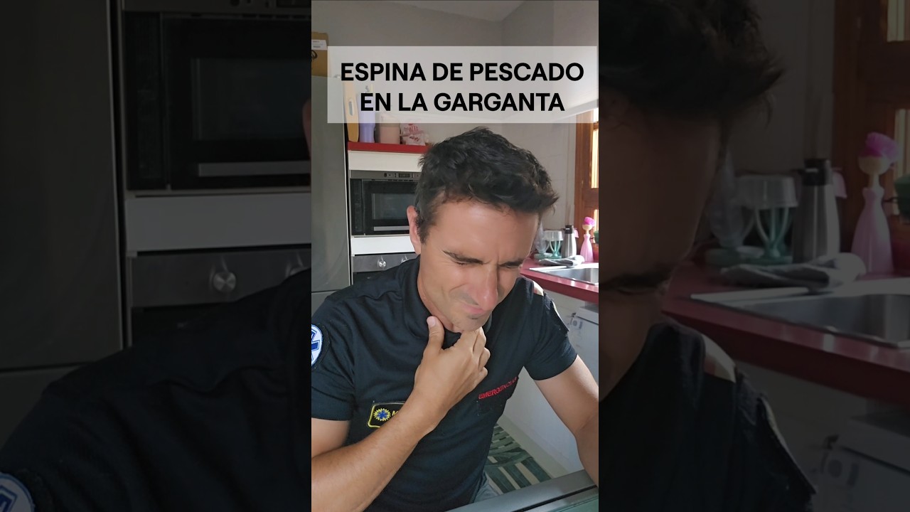 como quitar una raspa de la garganta
