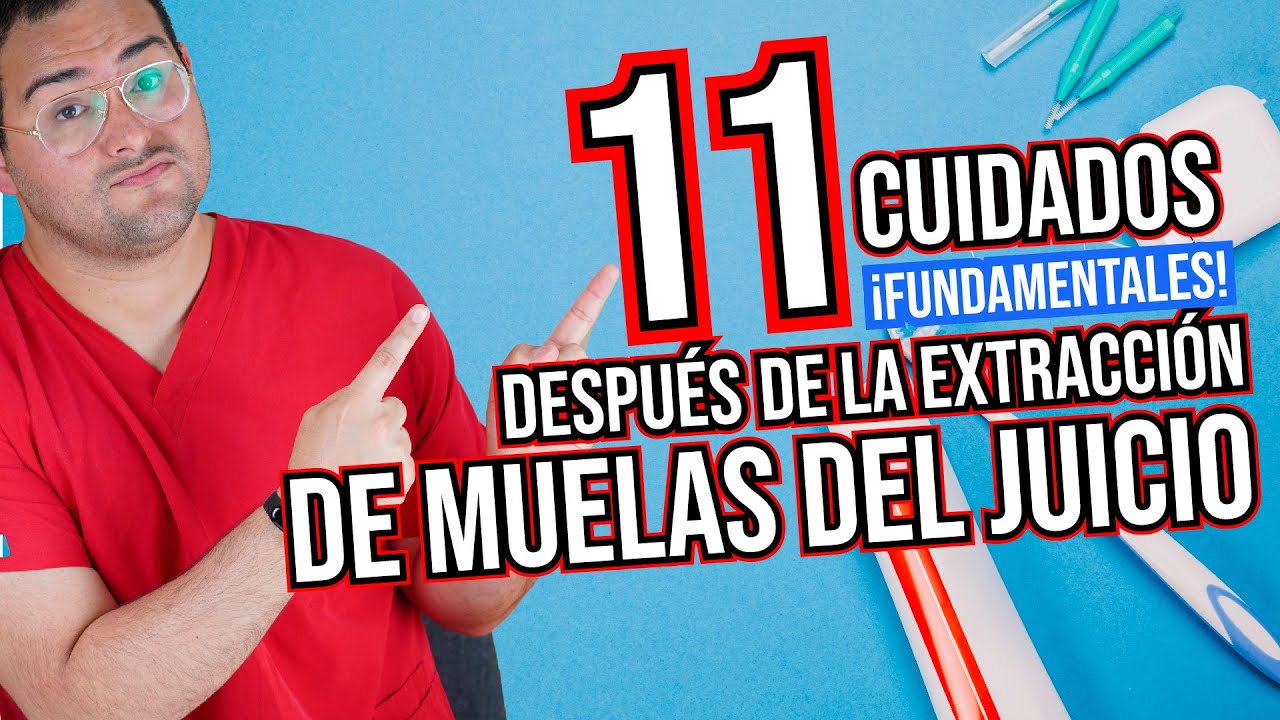 que tomar cuando te sacan la muela del juicio