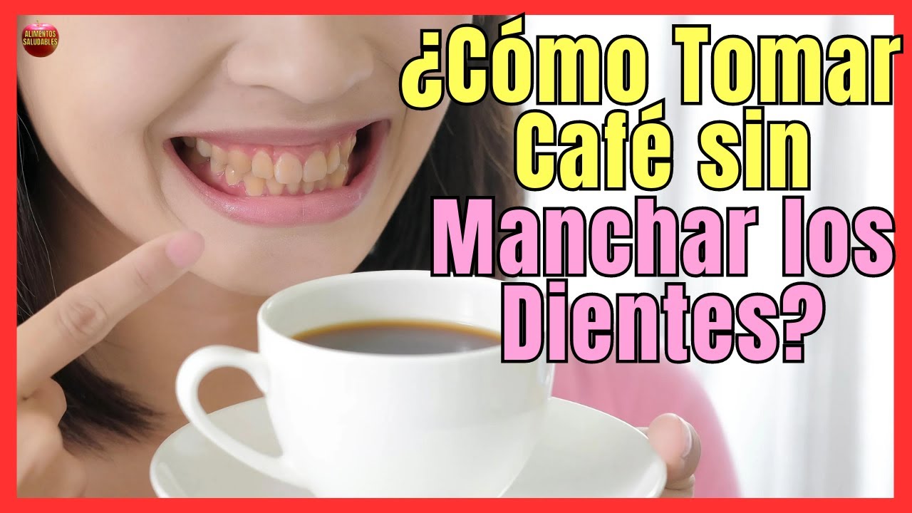 se puede tomar café con pajita después de un blanqueamiento