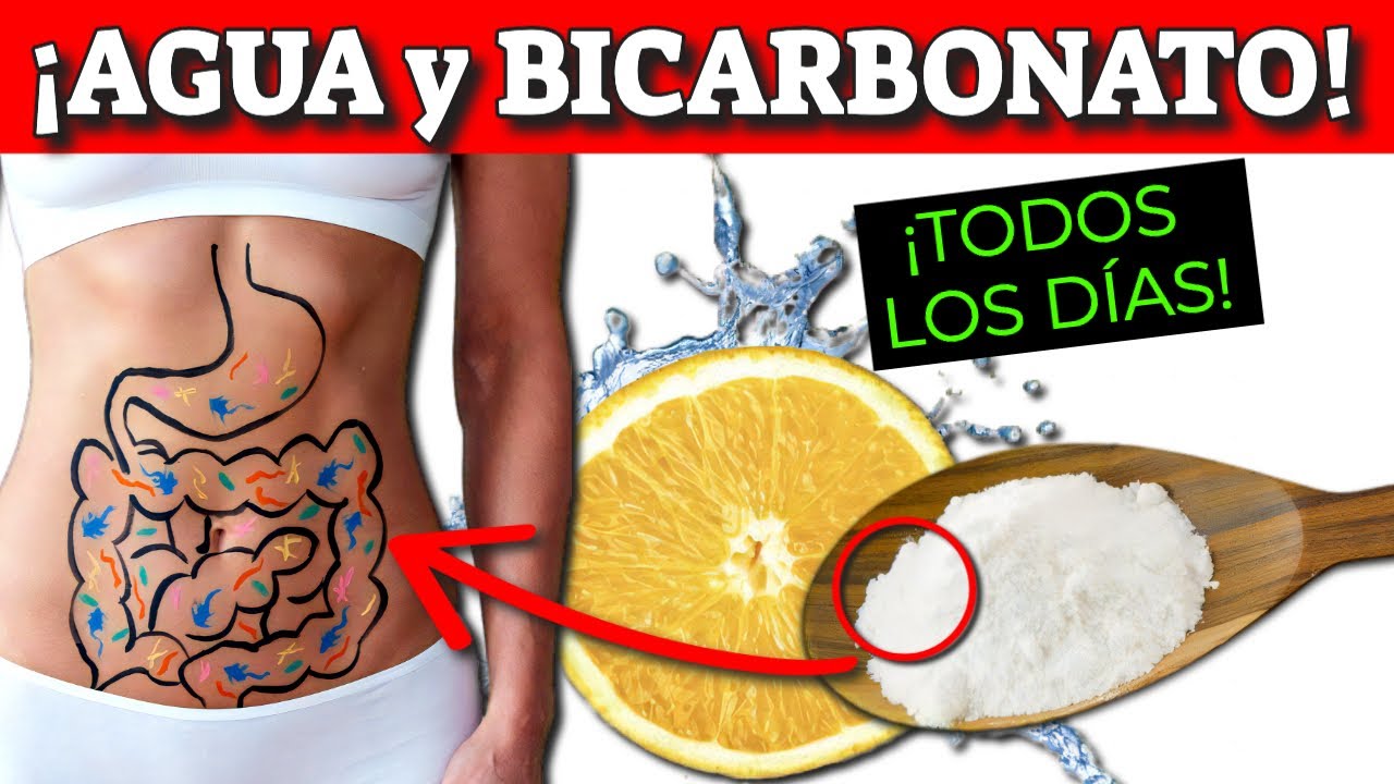 tomar agua con bicarbonato por la noche