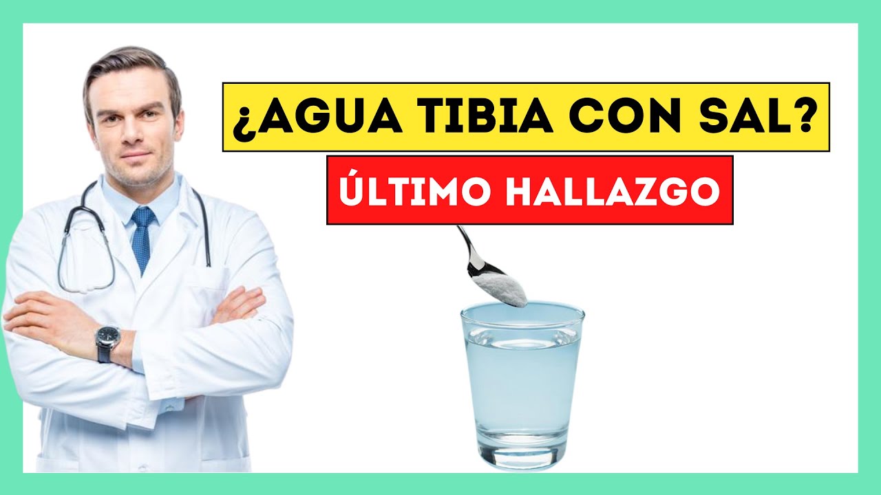 agua tibia con sal para infecciones