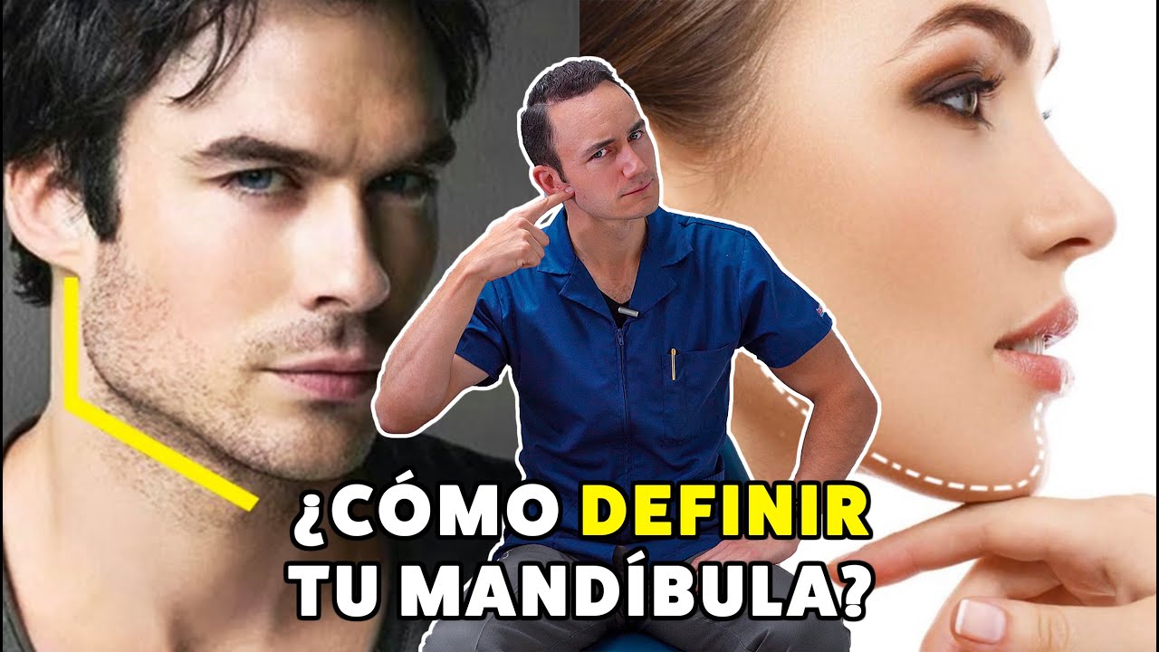 como marcar la mandíbula sin cirugía