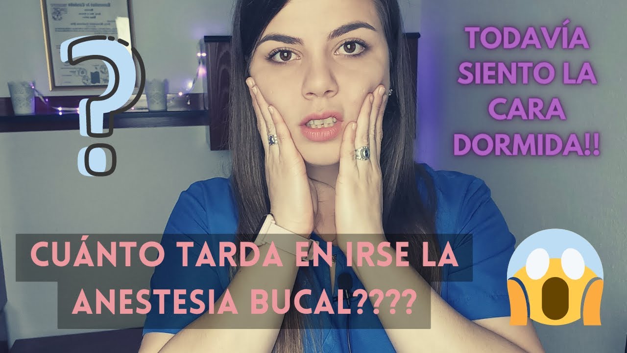 como quitar la anestesia de la boca