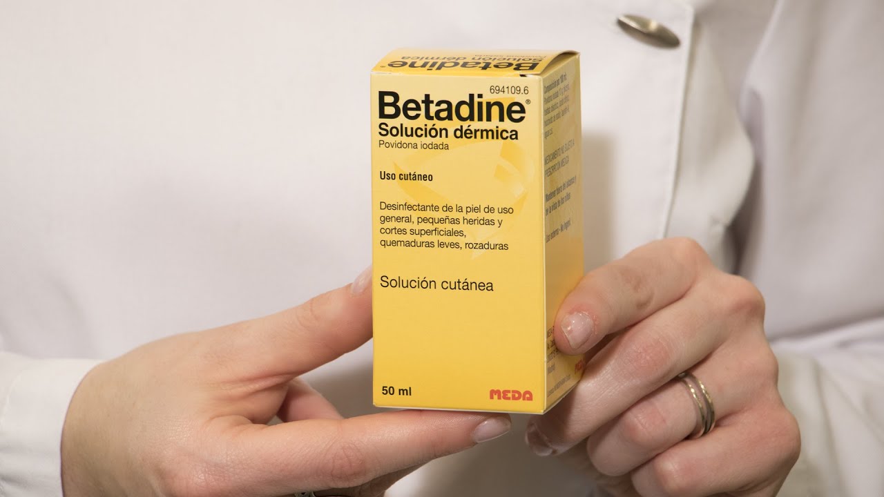 diferencia entre betadine y betadine bucal