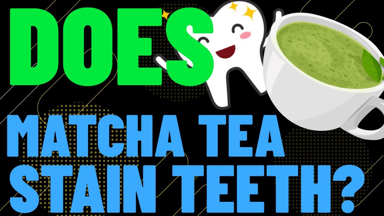 el te matcha mancha los dientes