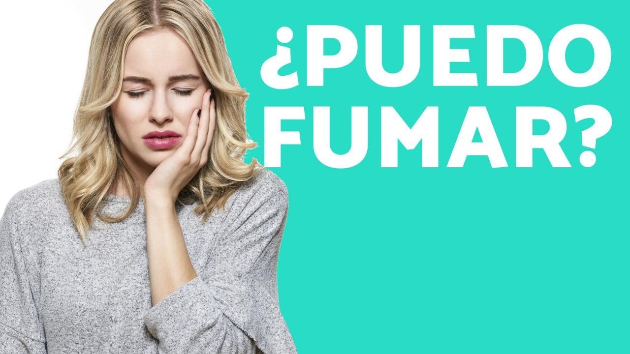 fumar después de extracción de muela sin puntos