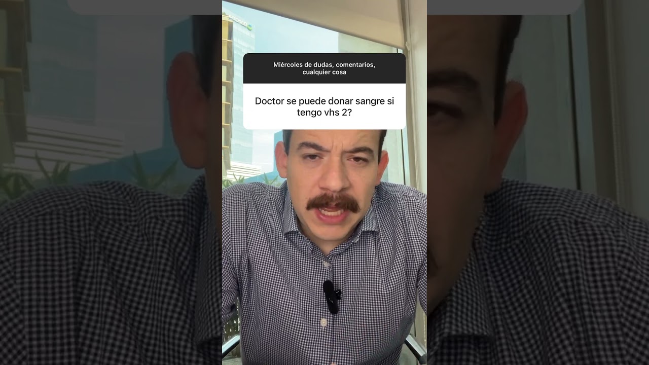 puedo donar sangre si tengo herpes labial