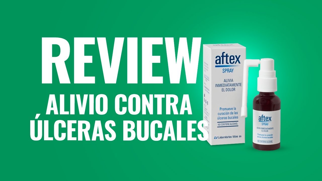 spray para aftas bucales en niños