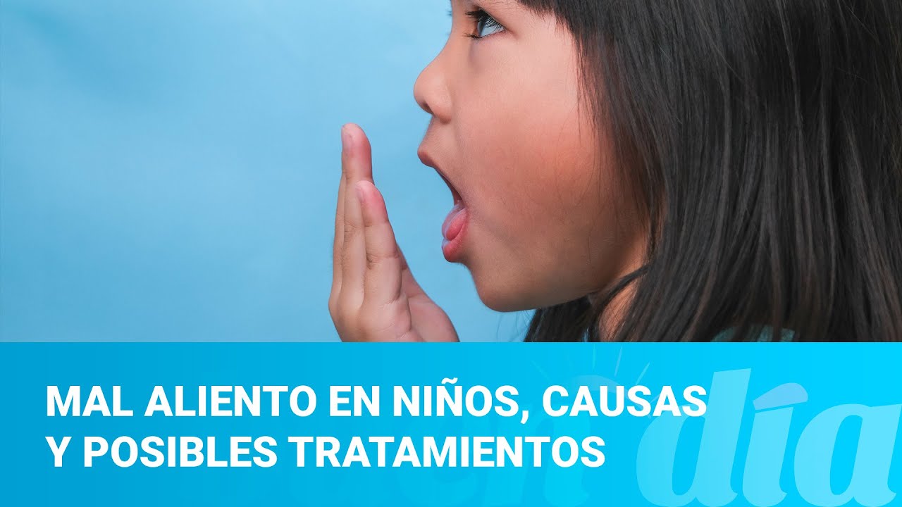 causas de mal aliento en bebes