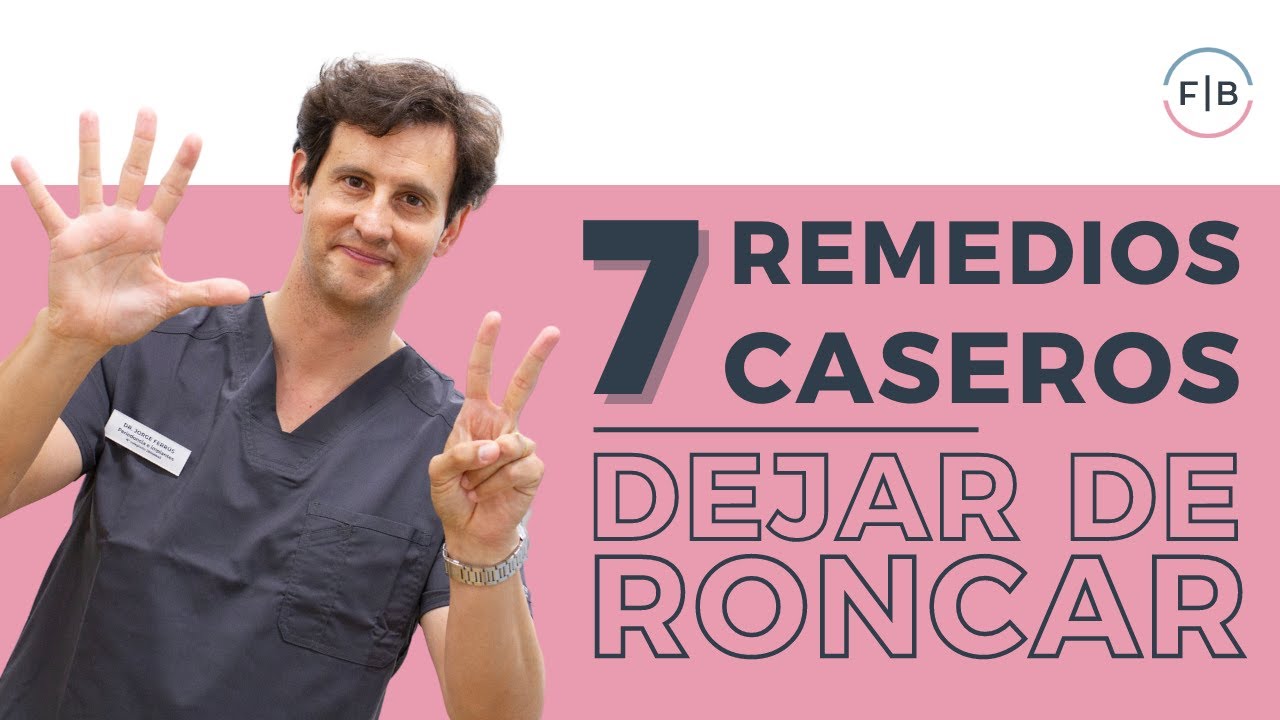 como dejar de roncar para siempre