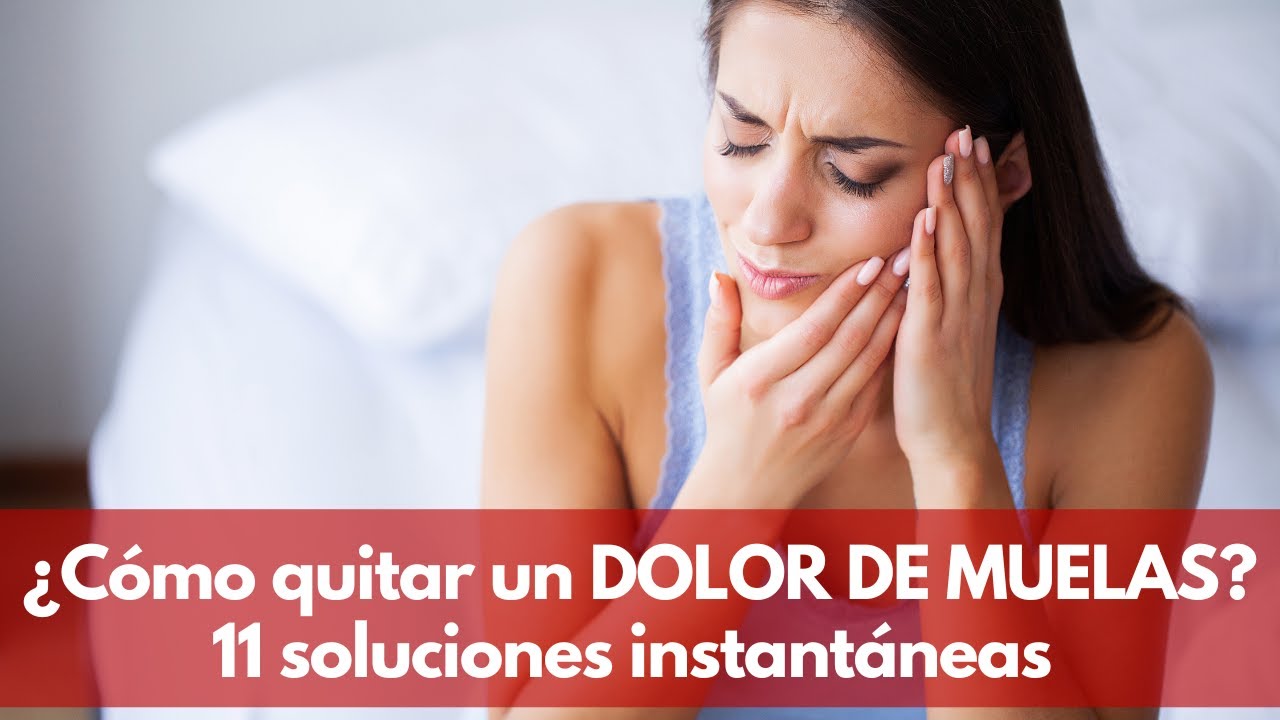 cómo quitar el dolor de muelas al instante en casa