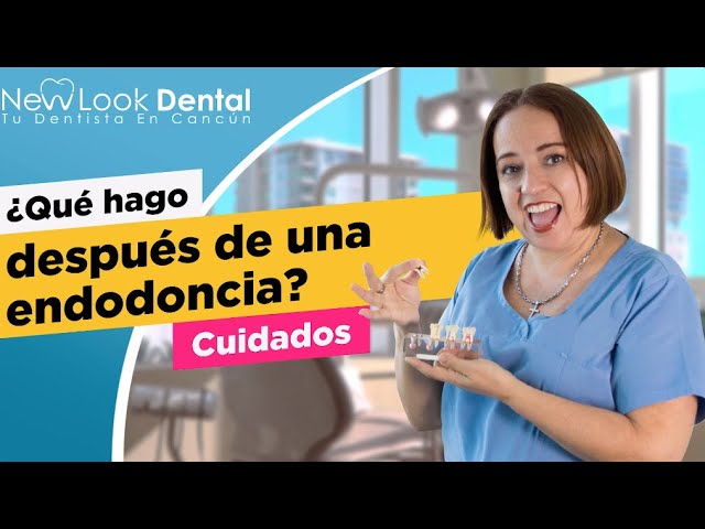cuanto tiempo después de una endodoncia puedo comer