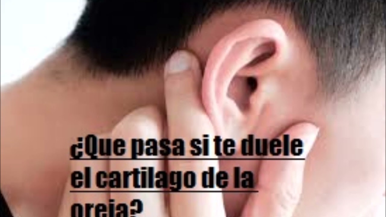 dolor en el cartilago de la oreja