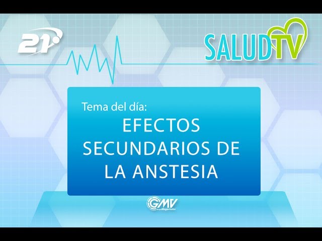 efectos secundarios de la anestesia local