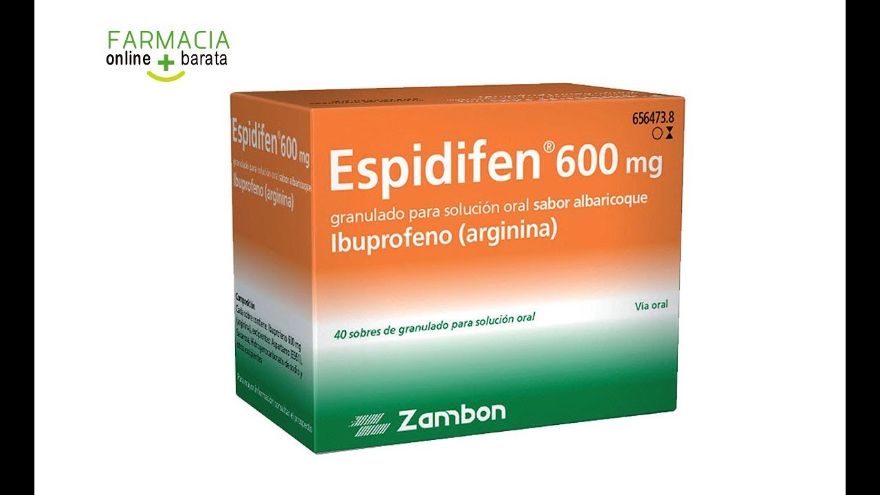 espidifen 600 cada cuanto se toma