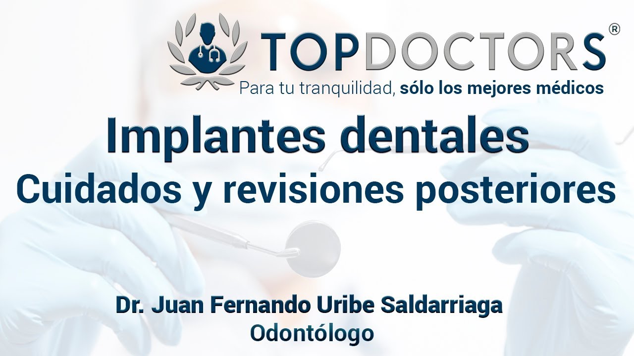 limpieza y mantenimiento de implantes dentales