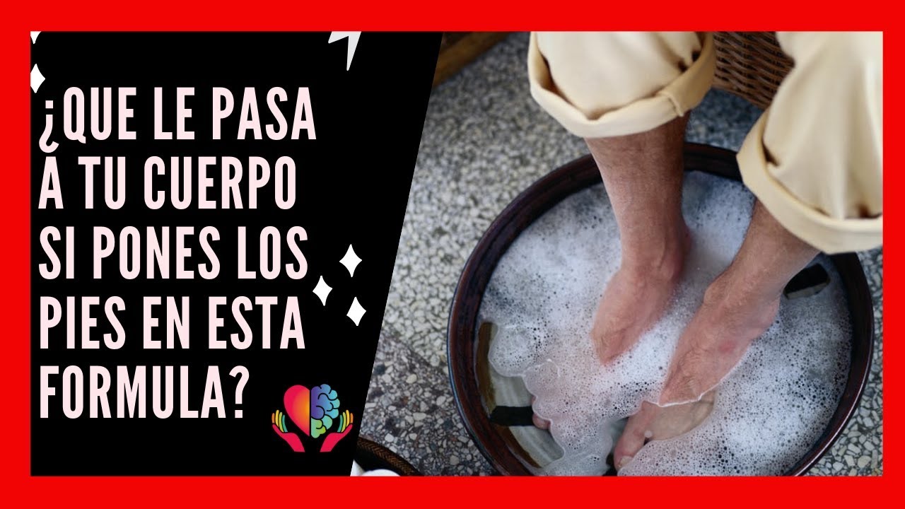 meter los pies en agua con sal