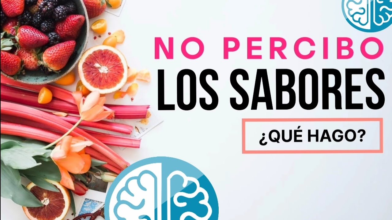 no siento gusto a la comida