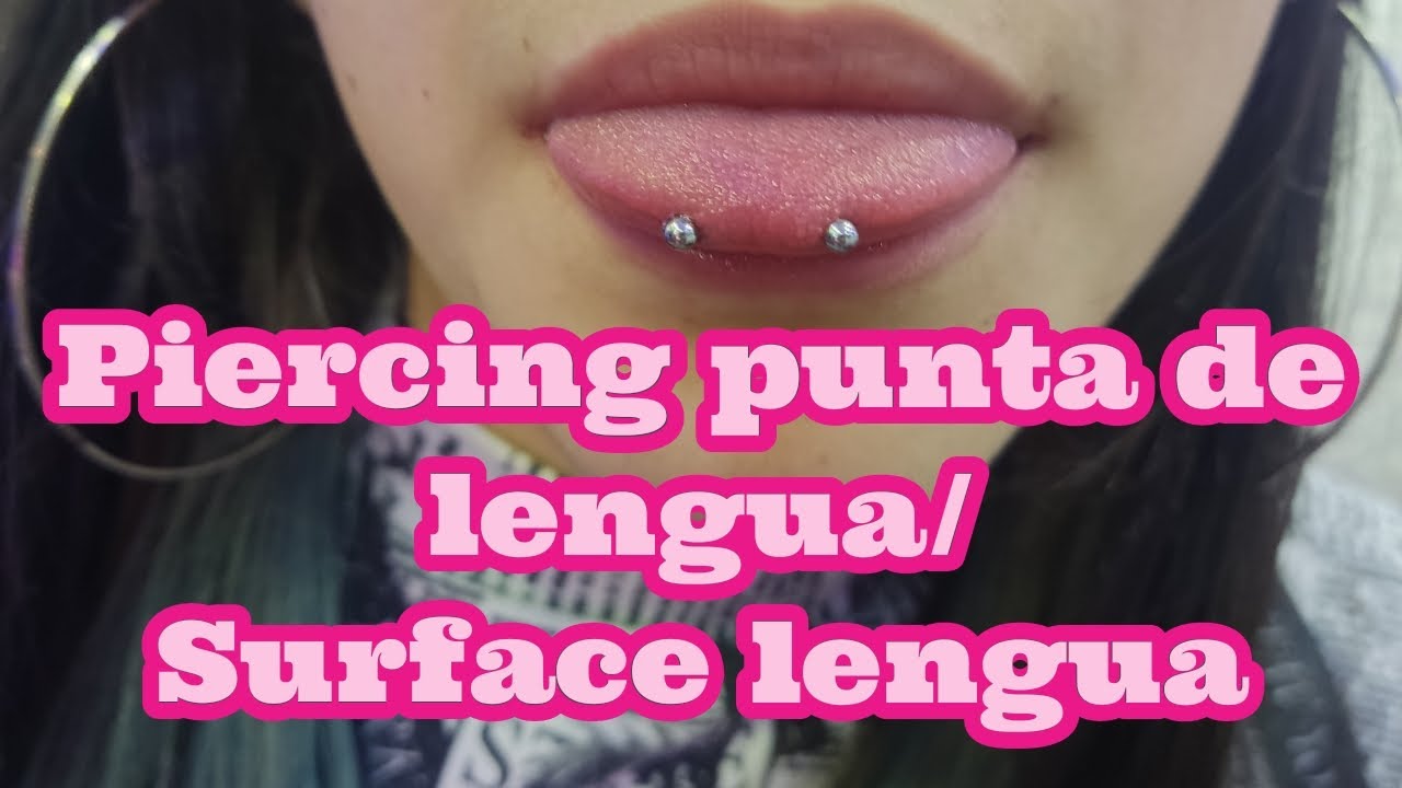piercing en la punta de la lengua