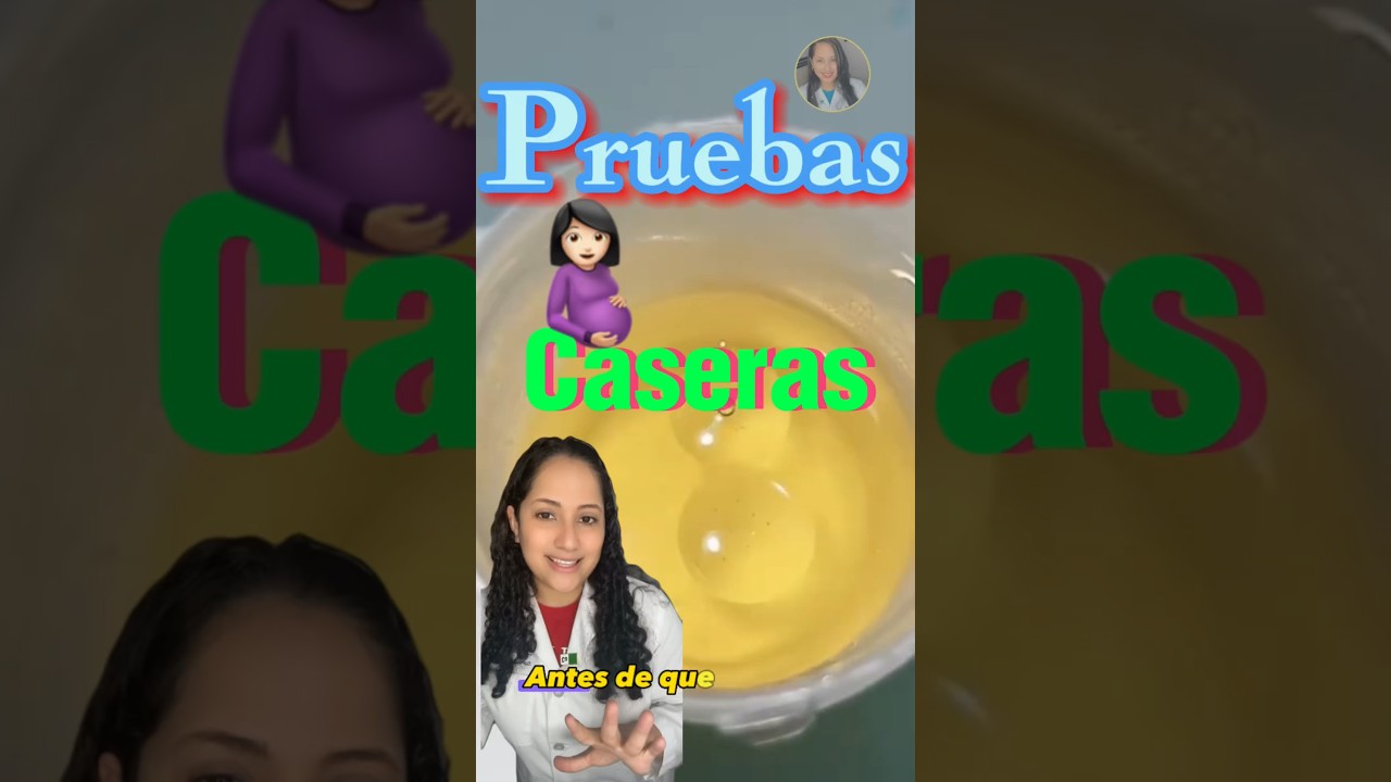 prueba casera de embarazo del aceite