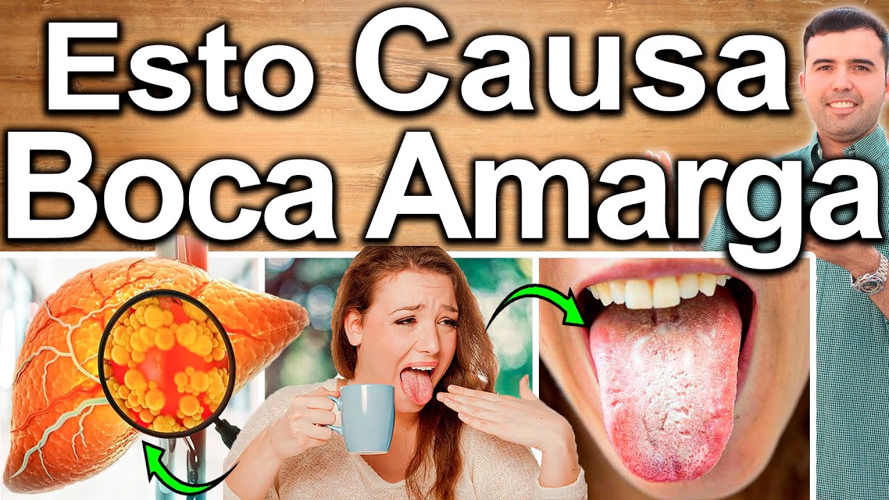 que significa tener la boca amarga