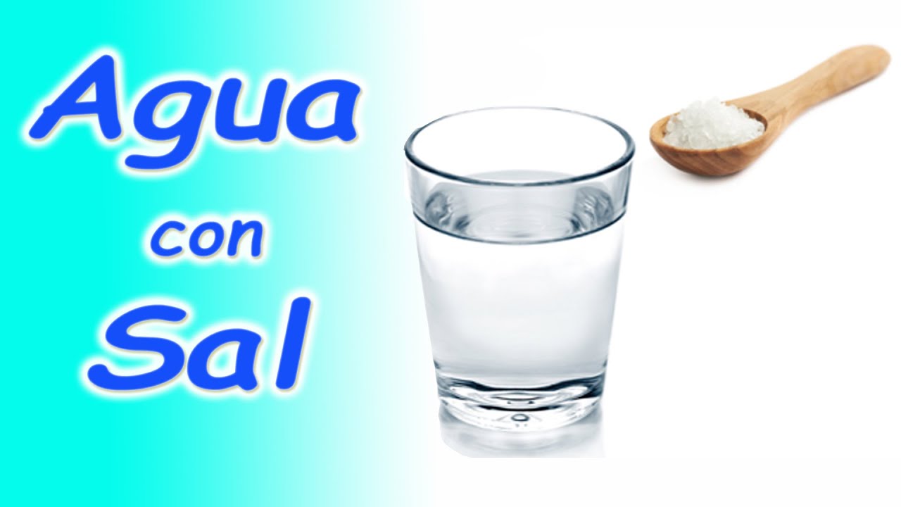 como preparar agua con sal para heridas