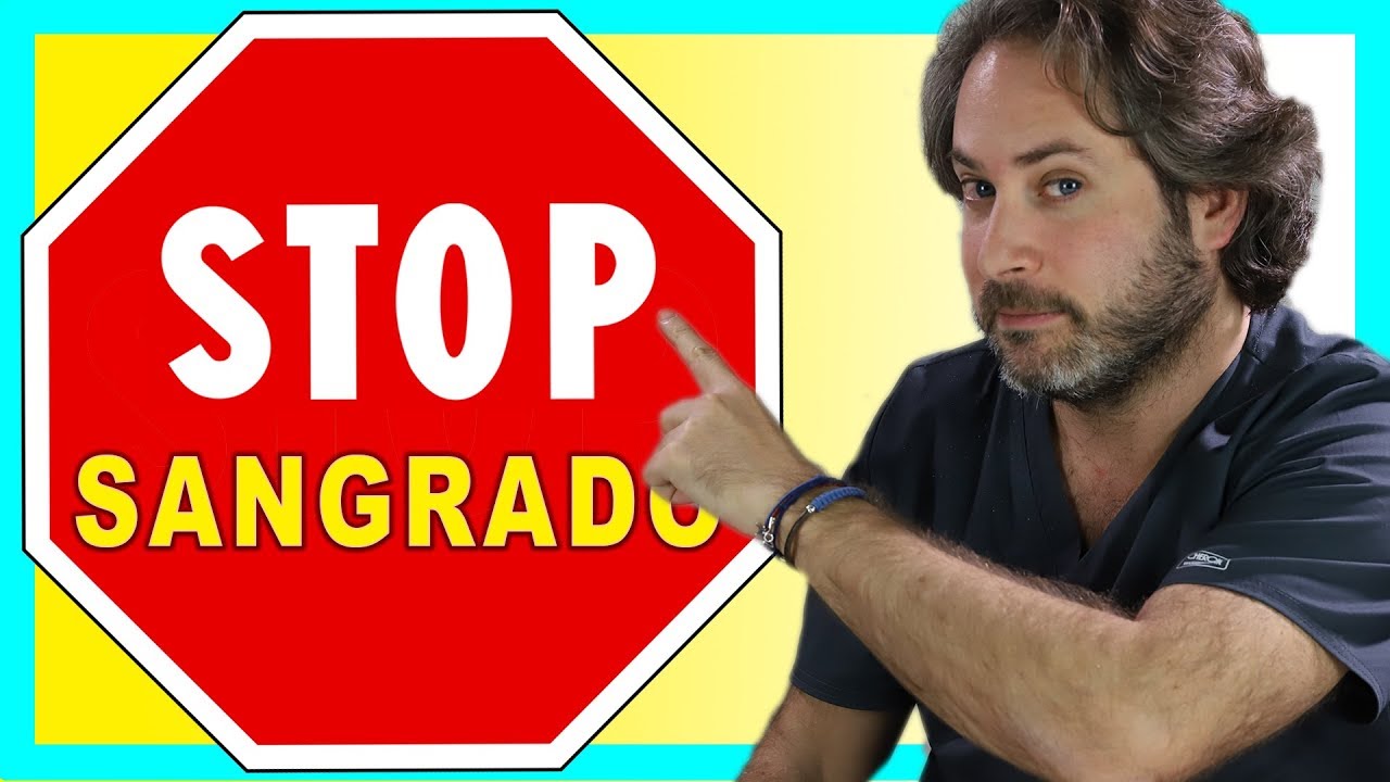 cuando deja de sangrar una muela extraida
