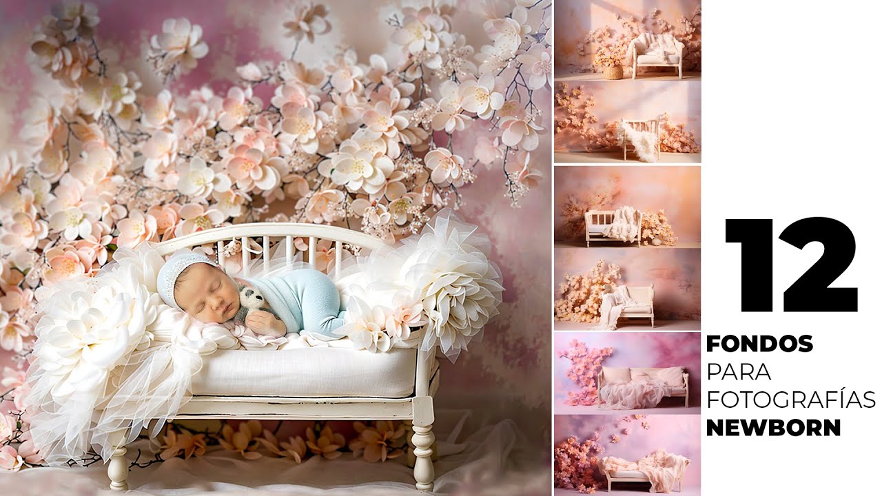 fondos para fotos de bebés niñas