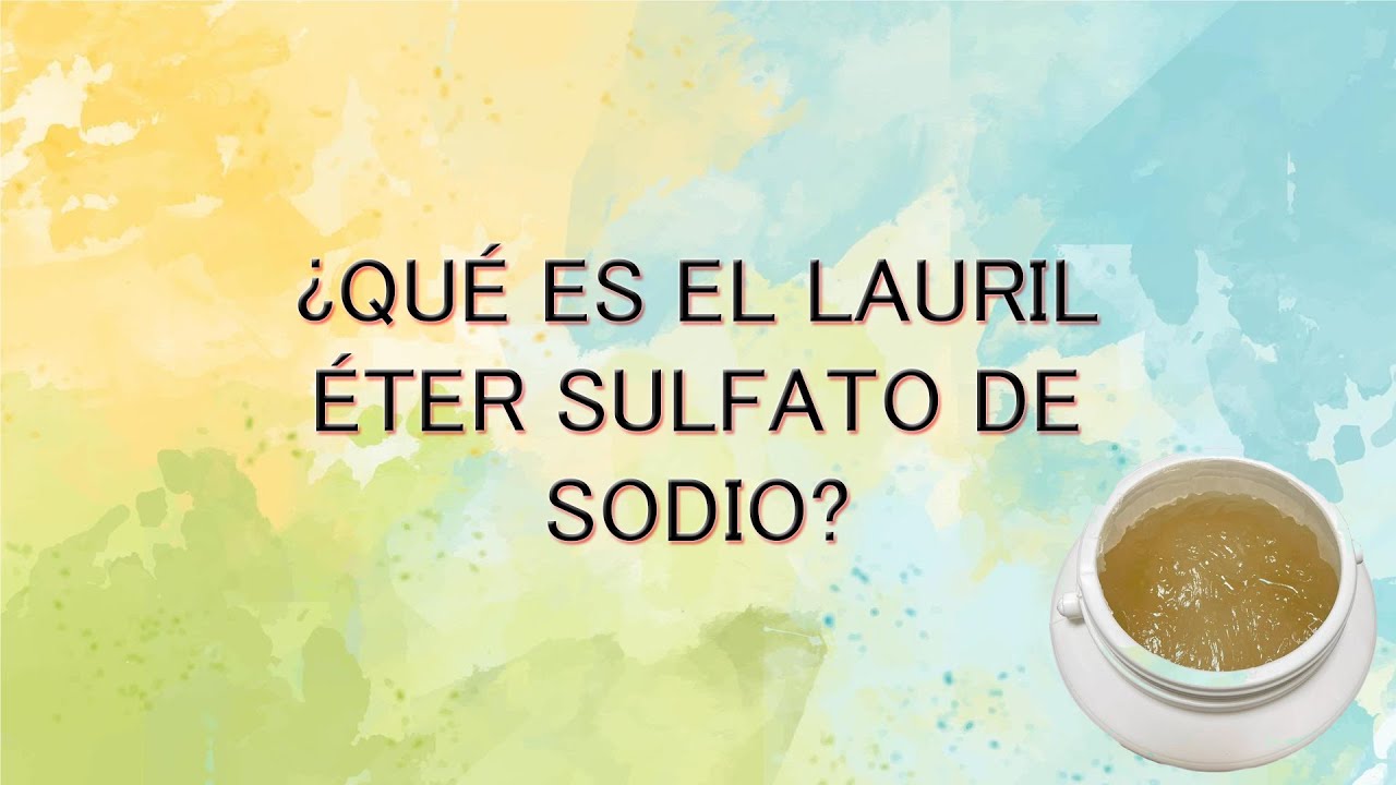 lauril sulfato de sodio para que sirve