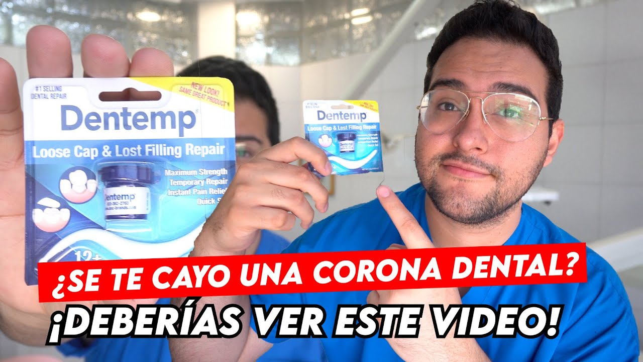 se puede volver a pegar una corona dental