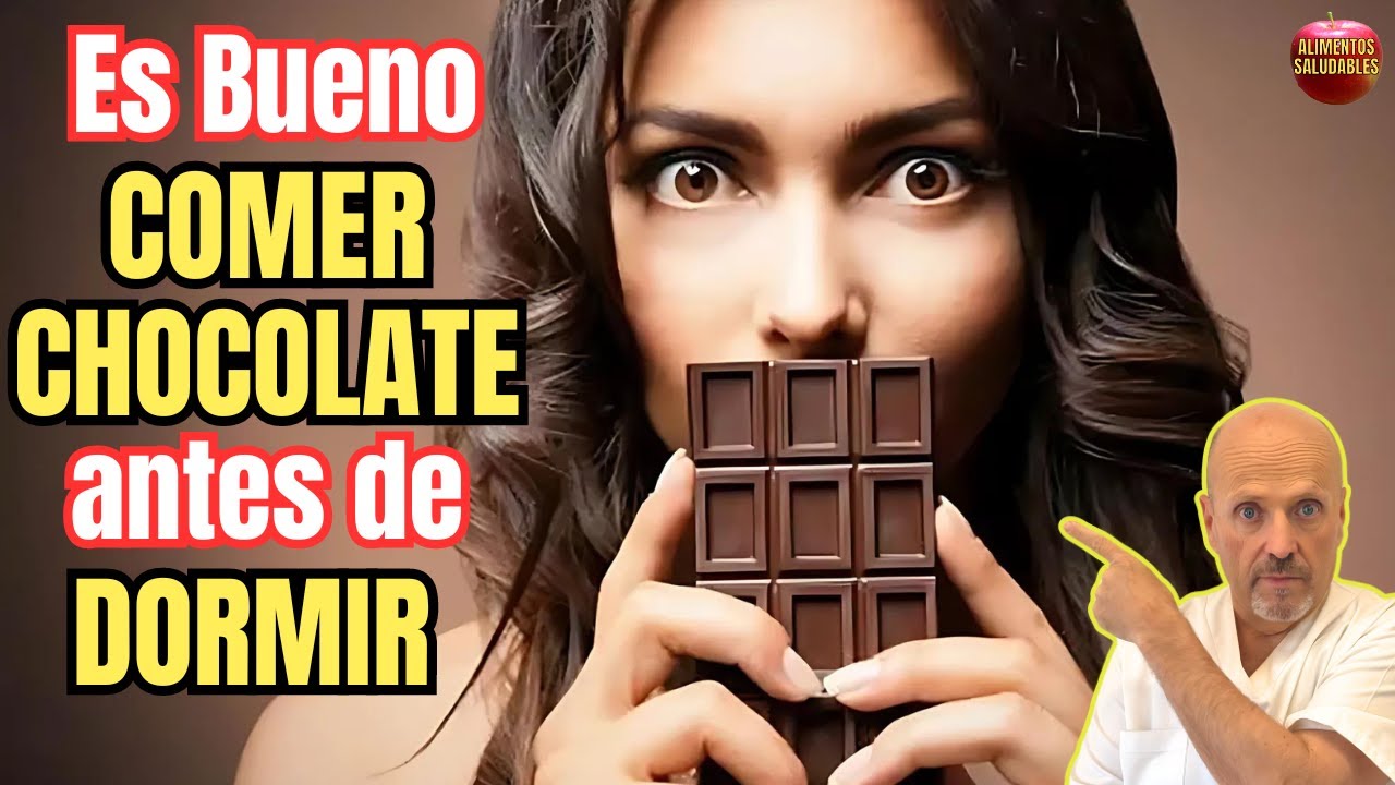 beneficios del chocolate negro por la noche