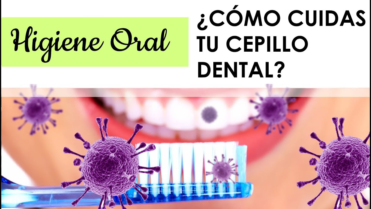 como limpiar un cepillo de dientes