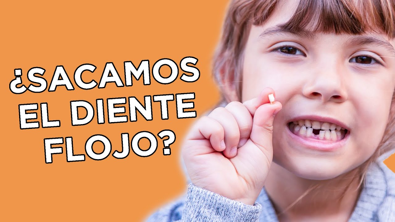 como sacar un diente de leche flojo