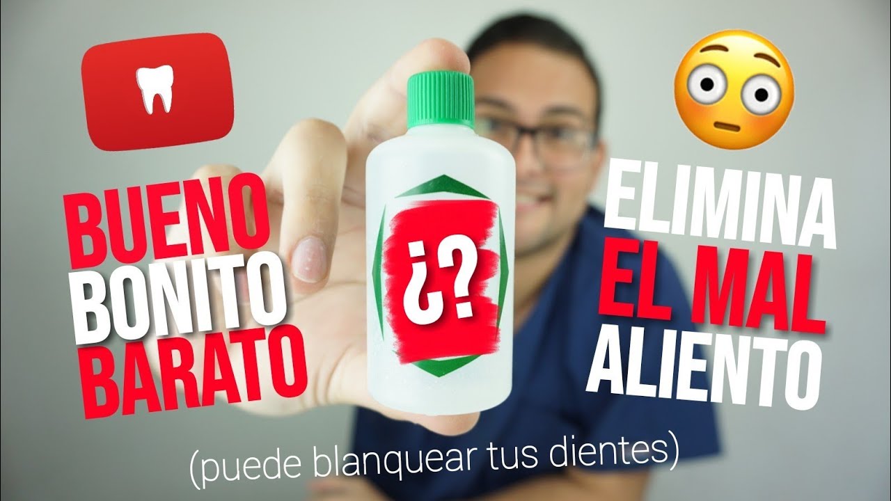 enjuague bucal con peróxido de hidrógeno