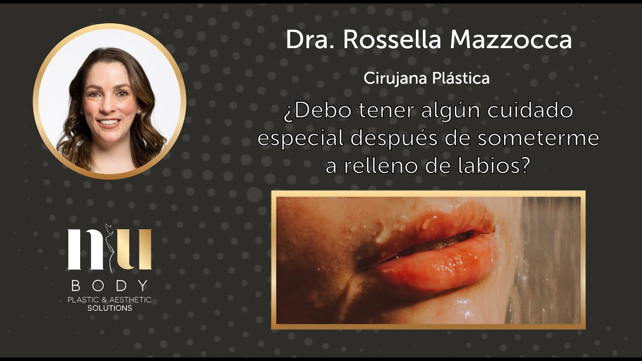 hay que masajear los labios después del ácido hialurónico