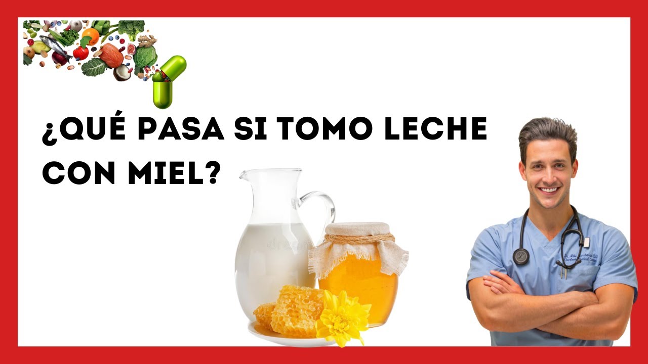 leche con miel para la garganta