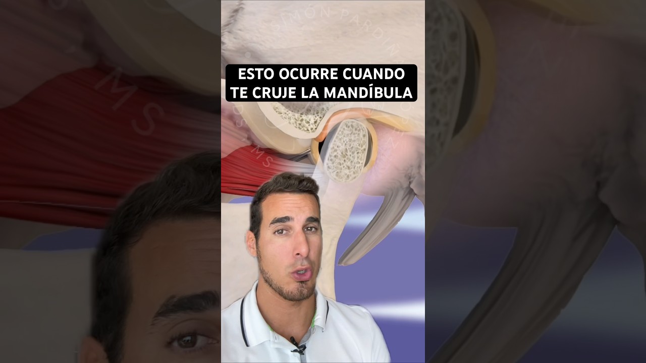 me suena la mandíbula pero no me duele