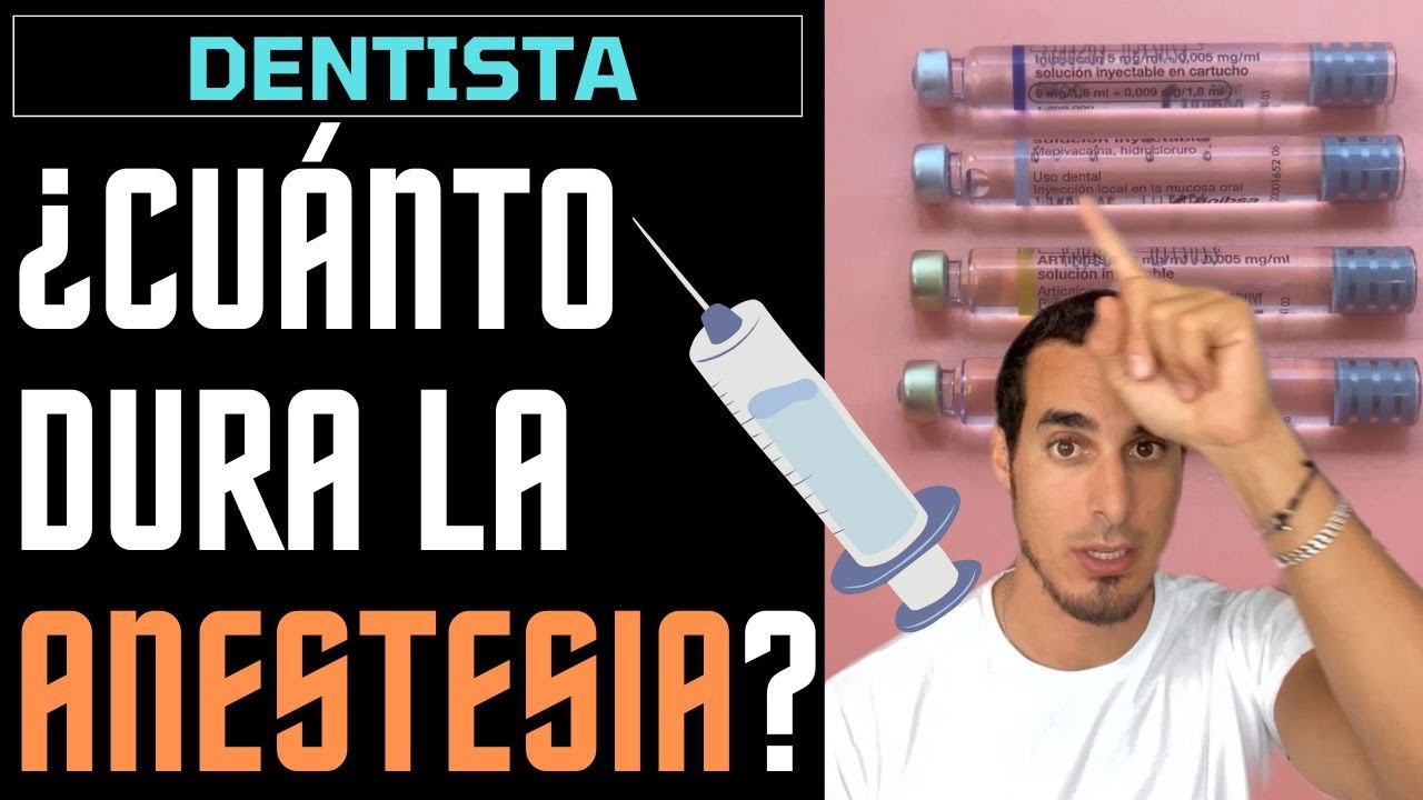 no se me pasa la anestesia del dentista