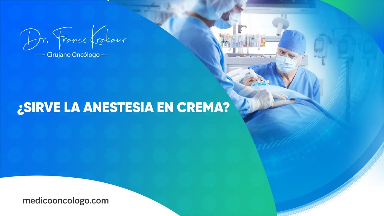 anestesia en crema sin receta médica